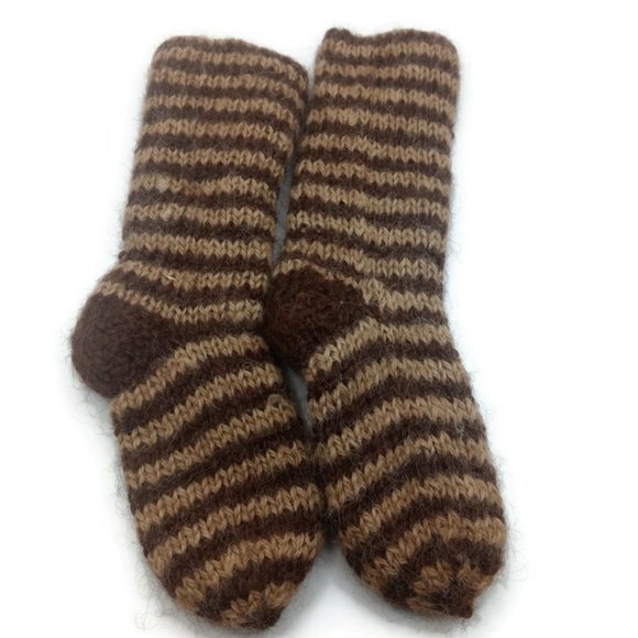 Children's Tights Knitted in Anti-allergic Alpaca Wool - Picture 5 of 6